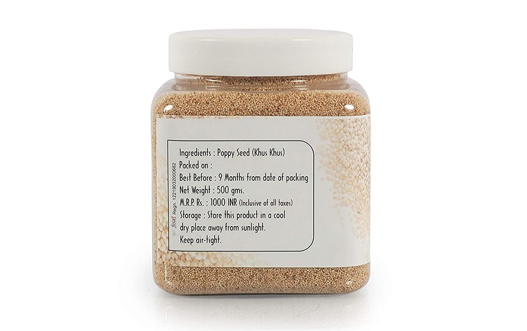 NaturePlatter Poppy Seed    Plastic Jar  500 grams